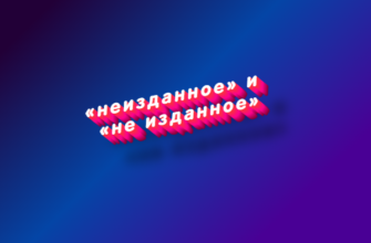 Неизданное и не изданное