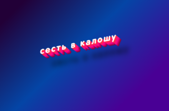 Сесть в калошу